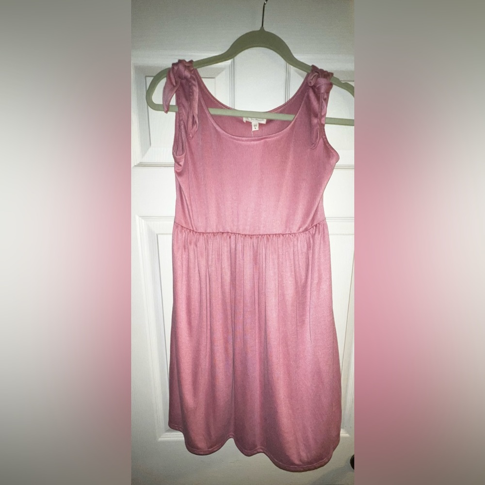Large light weight sundress. Never worn. Pinkish red color